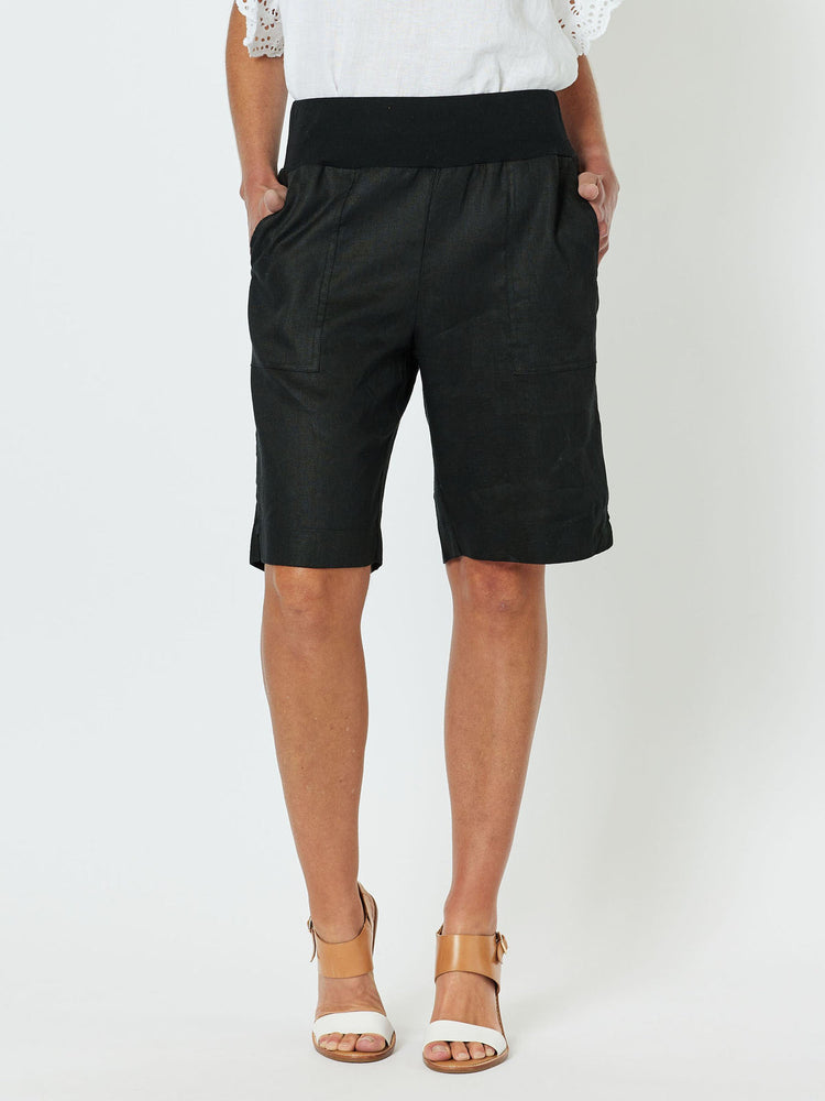 
            
                Load image into Gallery viewer, Jersey Waist Short - Black
            
        
