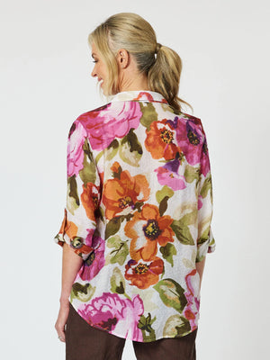 
            
                Load image into Gallery viewer, Maui Floral Shirt - Berry
            
        