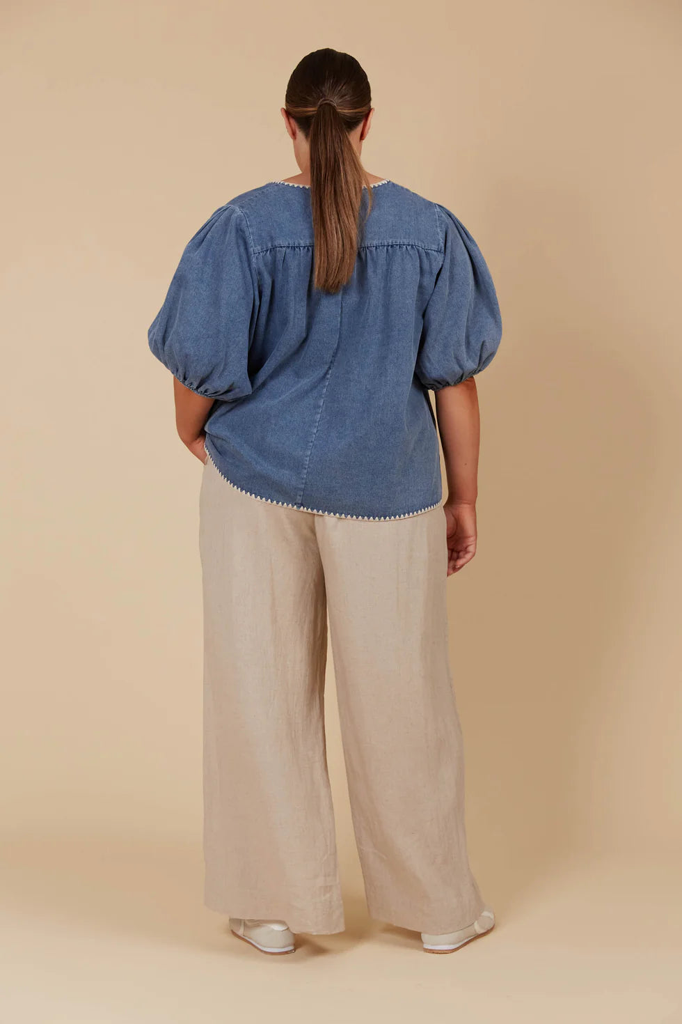 Freya Top- Denim
