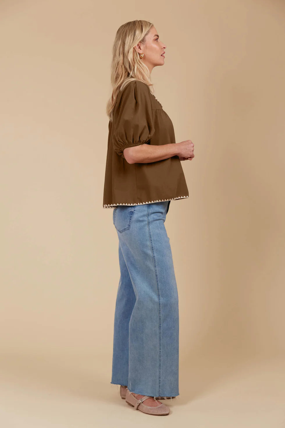 Freya Top- Toffee