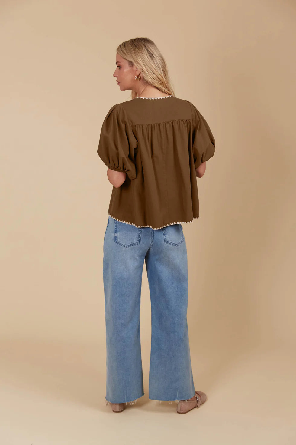 Freya Top- Toffee