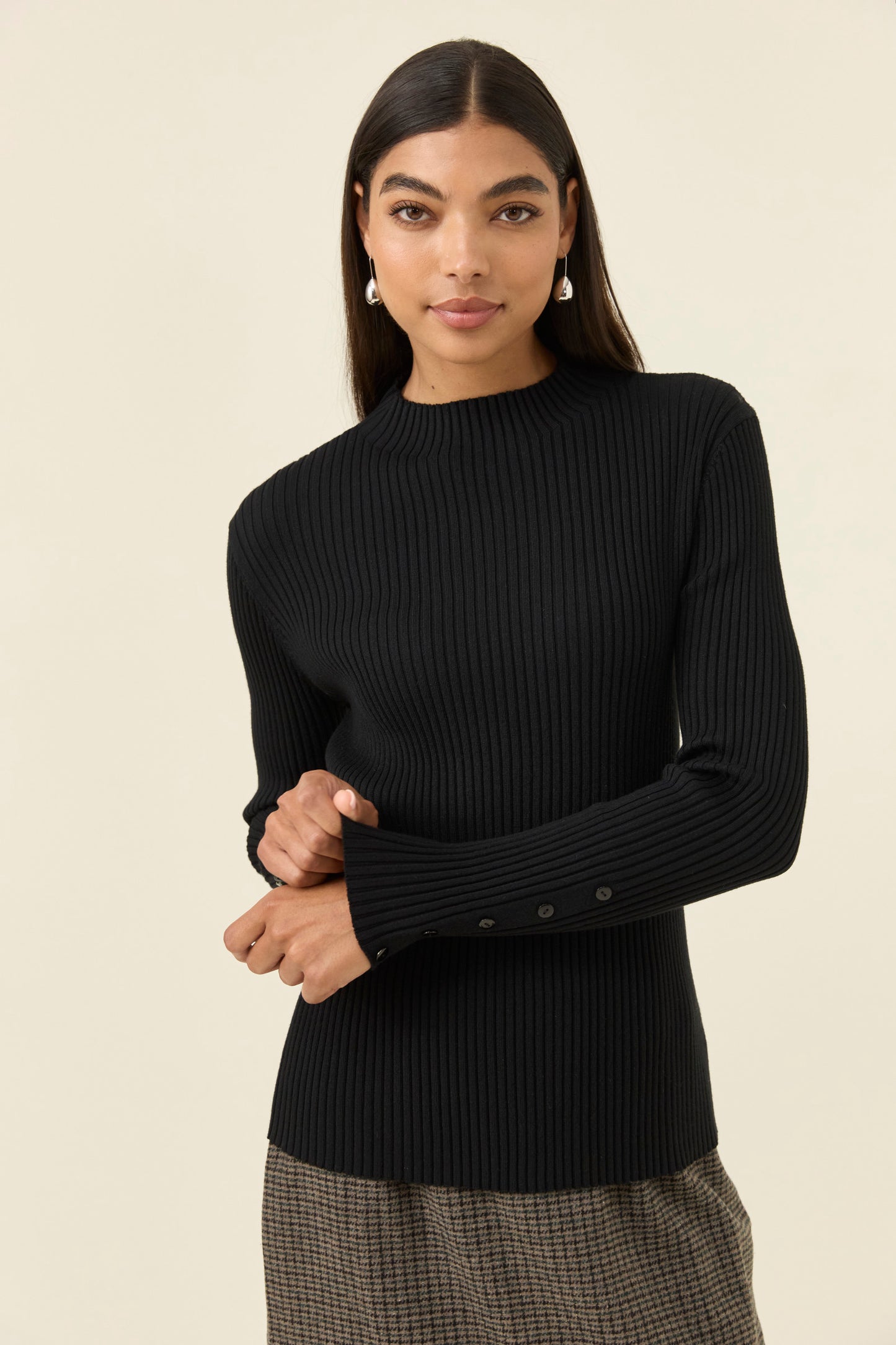 Juno Knit Top - Onyx