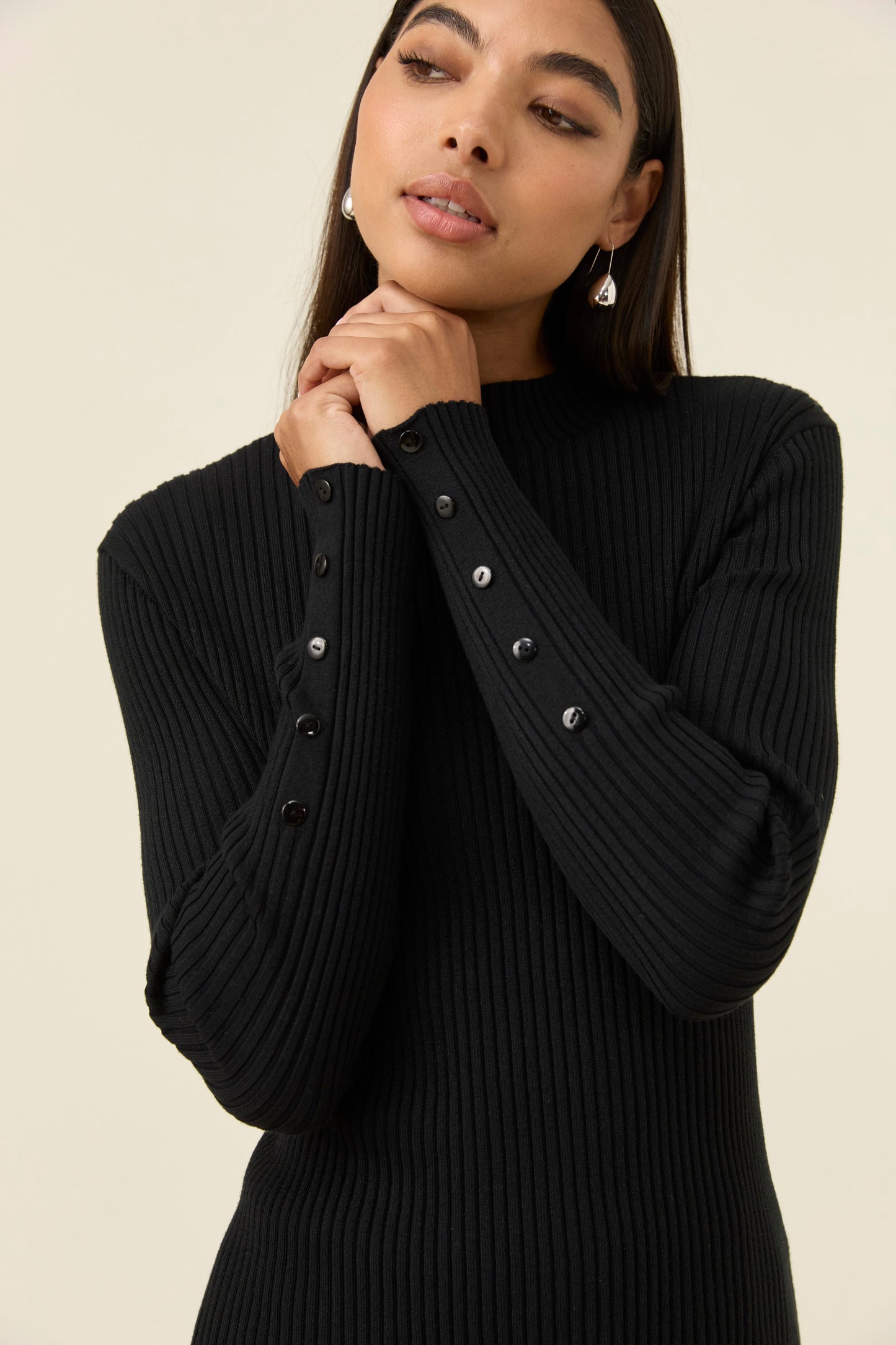 Juno Knit Top - Onyx