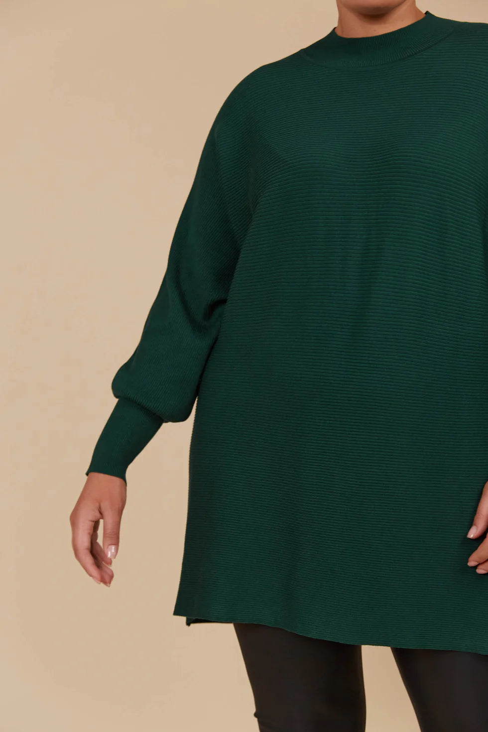 Juno relaxed Jumper Pine- One Size