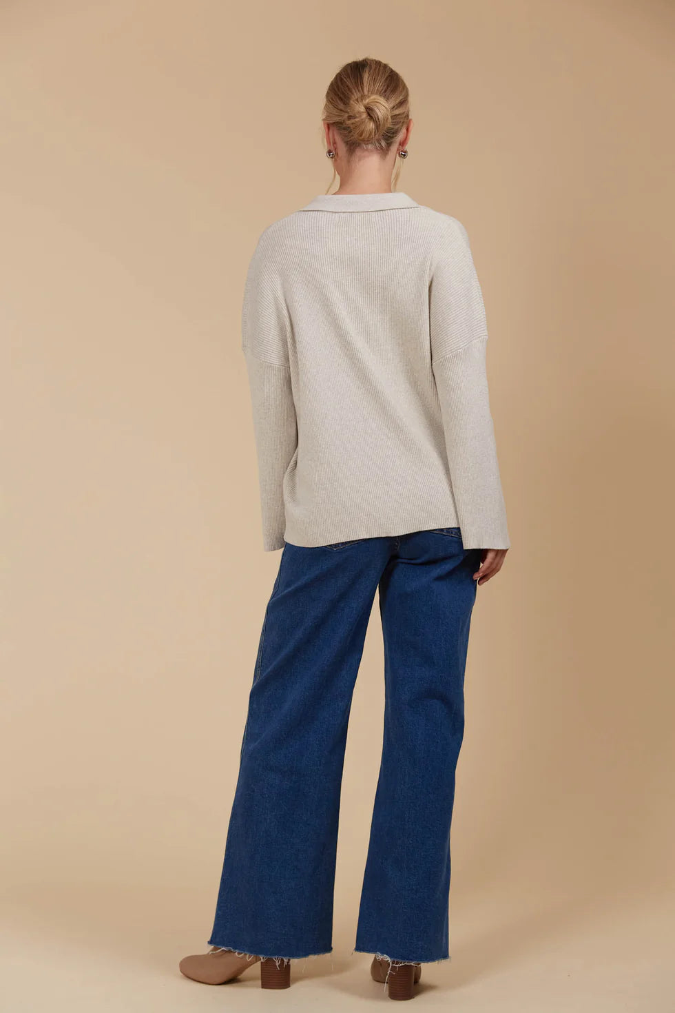 Tala Knit Shirt- Canvas
