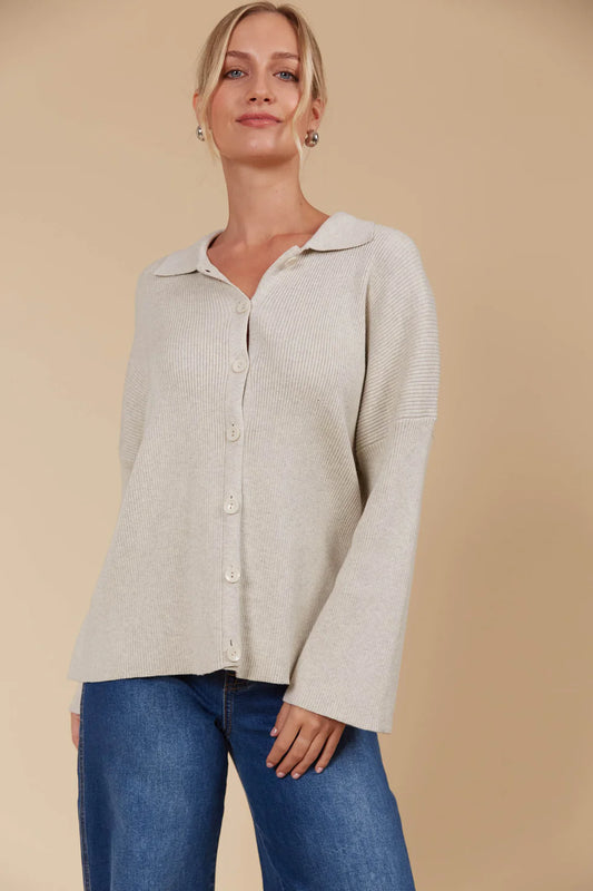 Tala Knit Shirt- Canvas