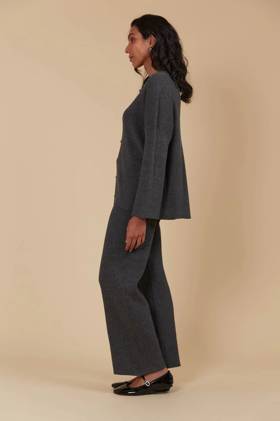 Tala Knit Shirt- Ash