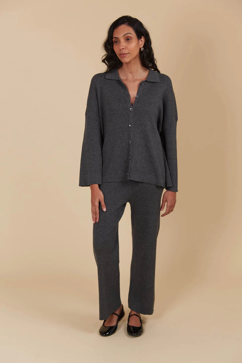 Tala Knit Shirt- Ash