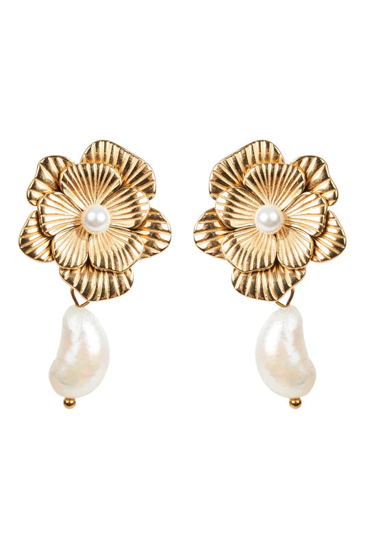 Miru Earring- Pearl Drop
