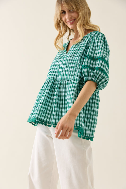 Esther Tie Top - Baltic
