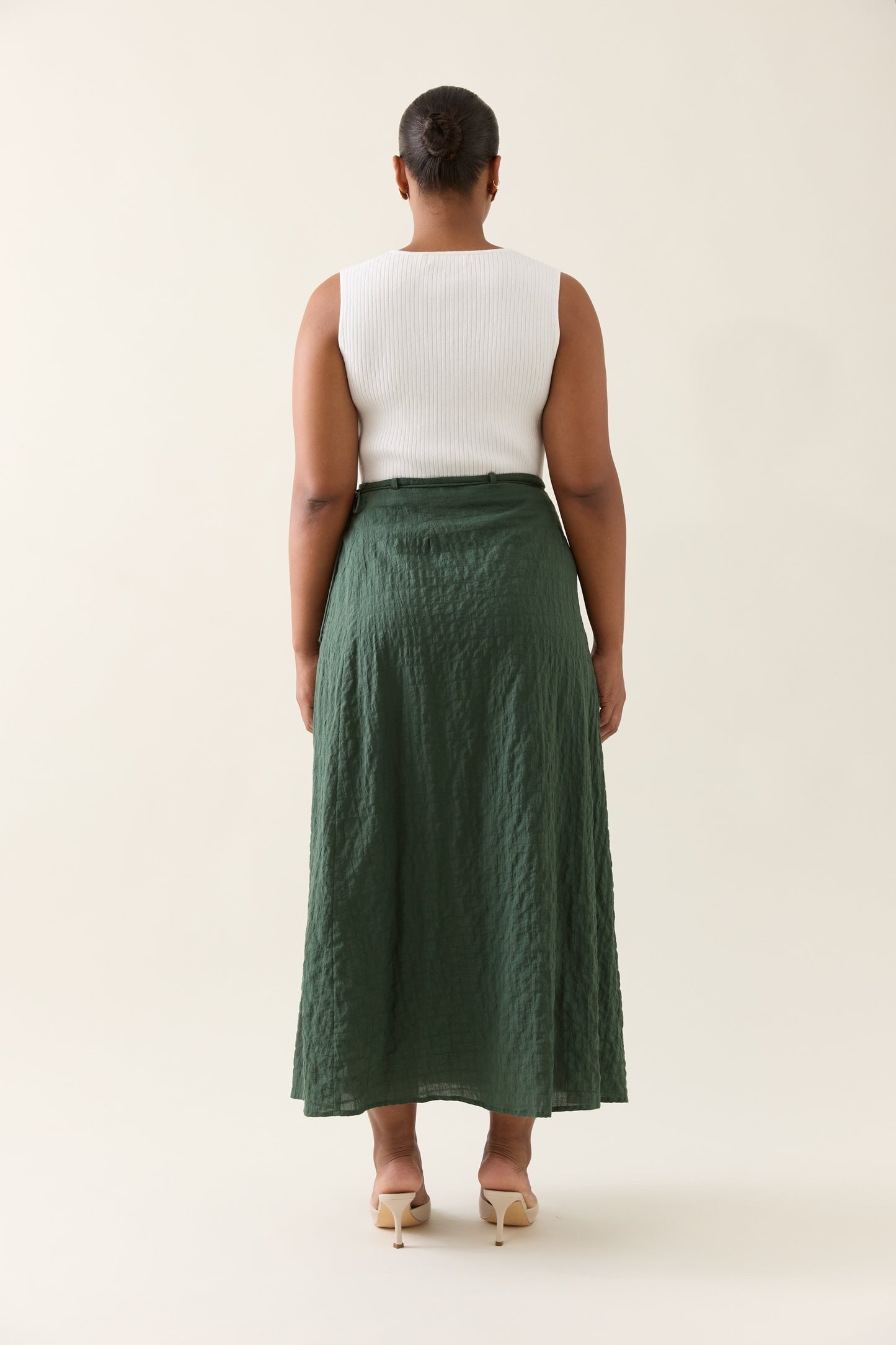 Esther Wrap Skirt- Myrtle