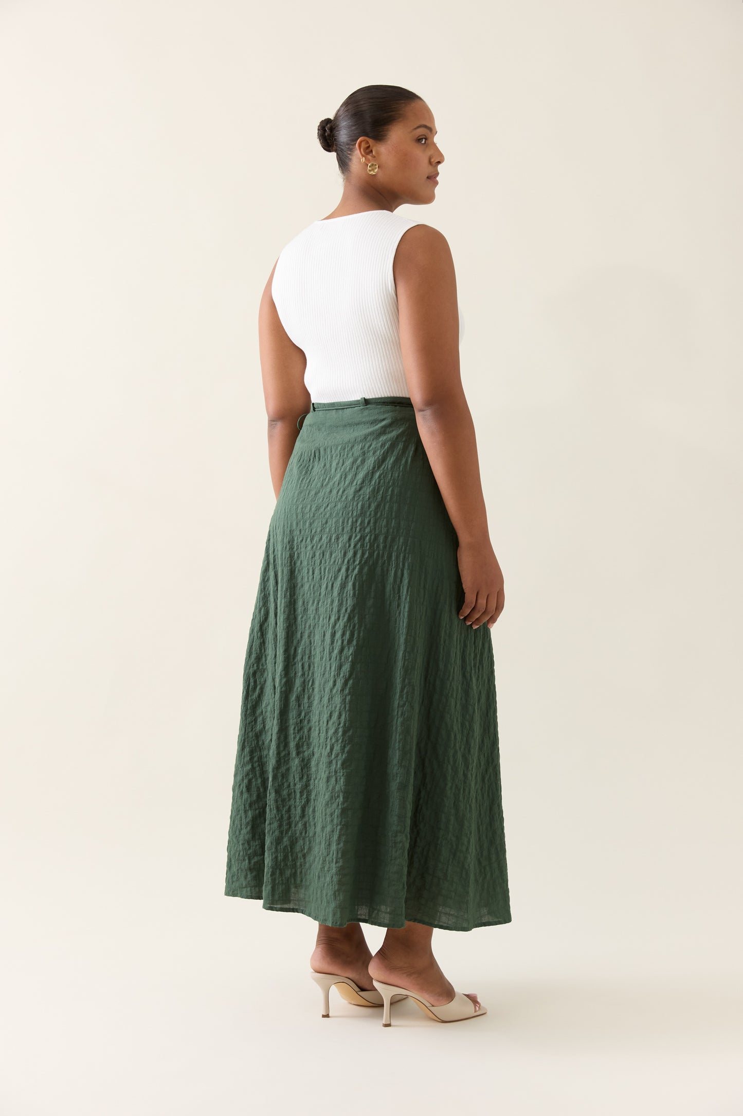 Esther Wrap Skirt- Myrtle