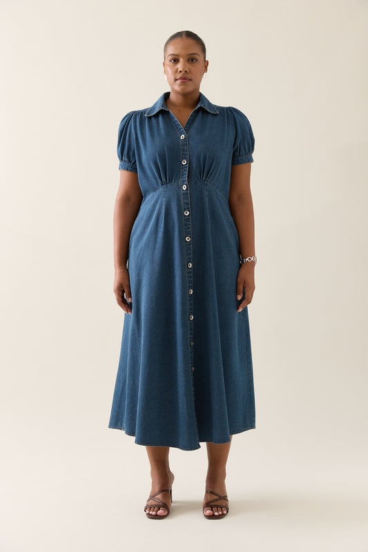 Sofie Denim Maxi - Drift
