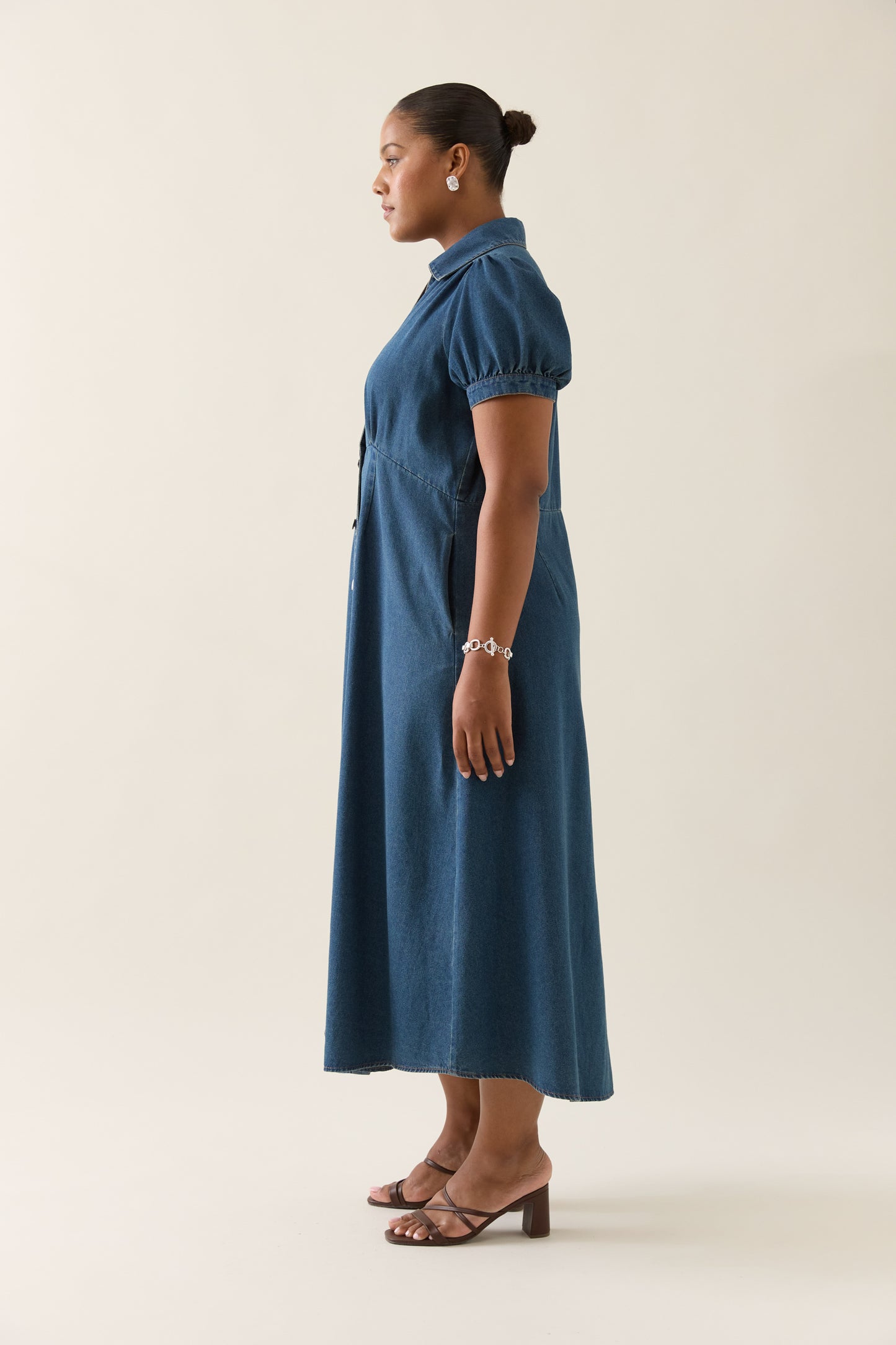Sofie Denim Maxi - Drift