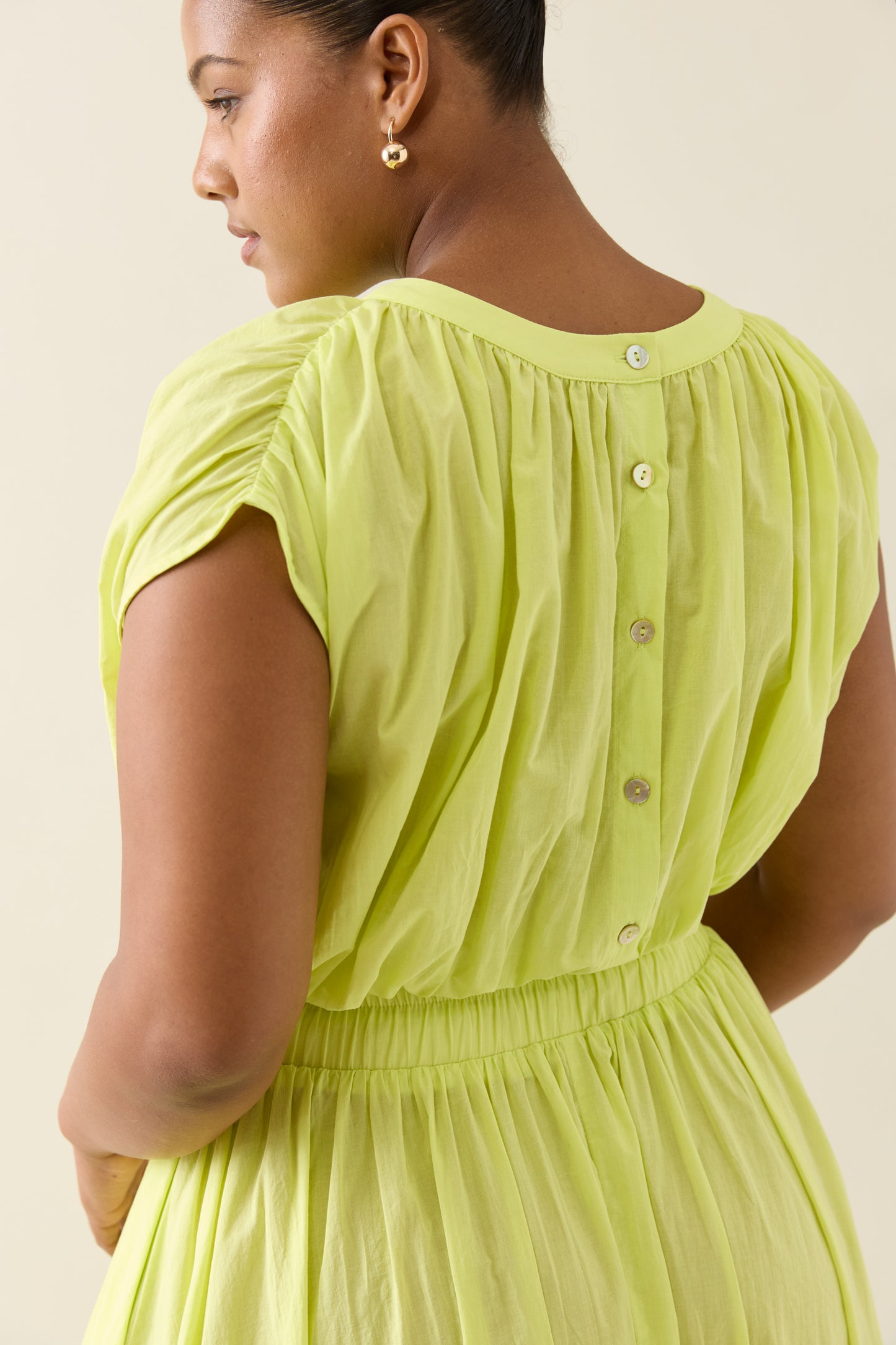 Aurora Reversible Crop Top - Pomelo