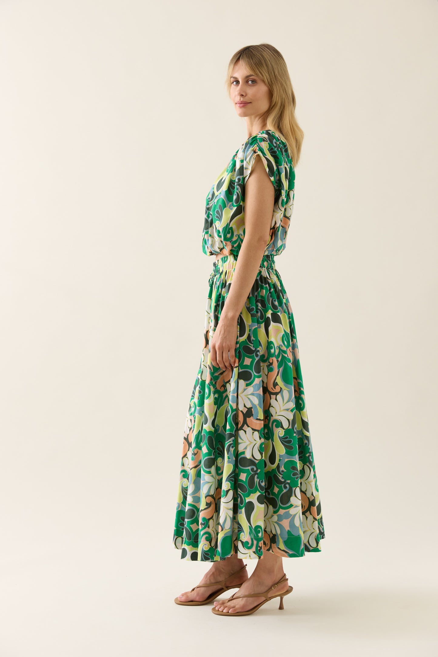 Aurora Maxi Skirt- Paisley