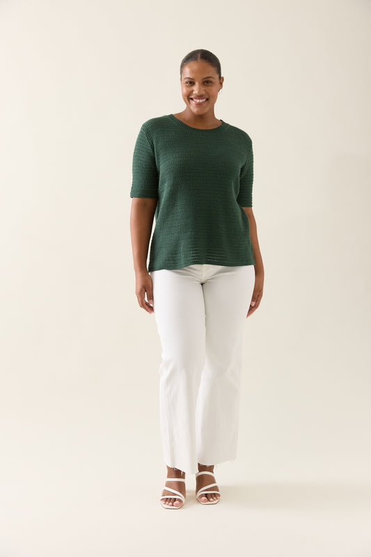 Sylvie Knit Tshirt - Myrtle