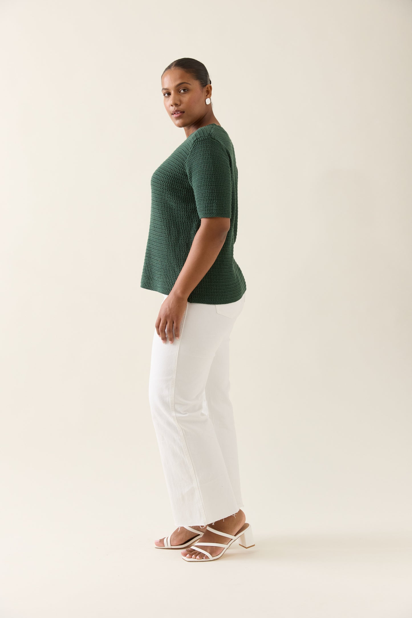 Sylvie Knit Tshirt - Myrtle