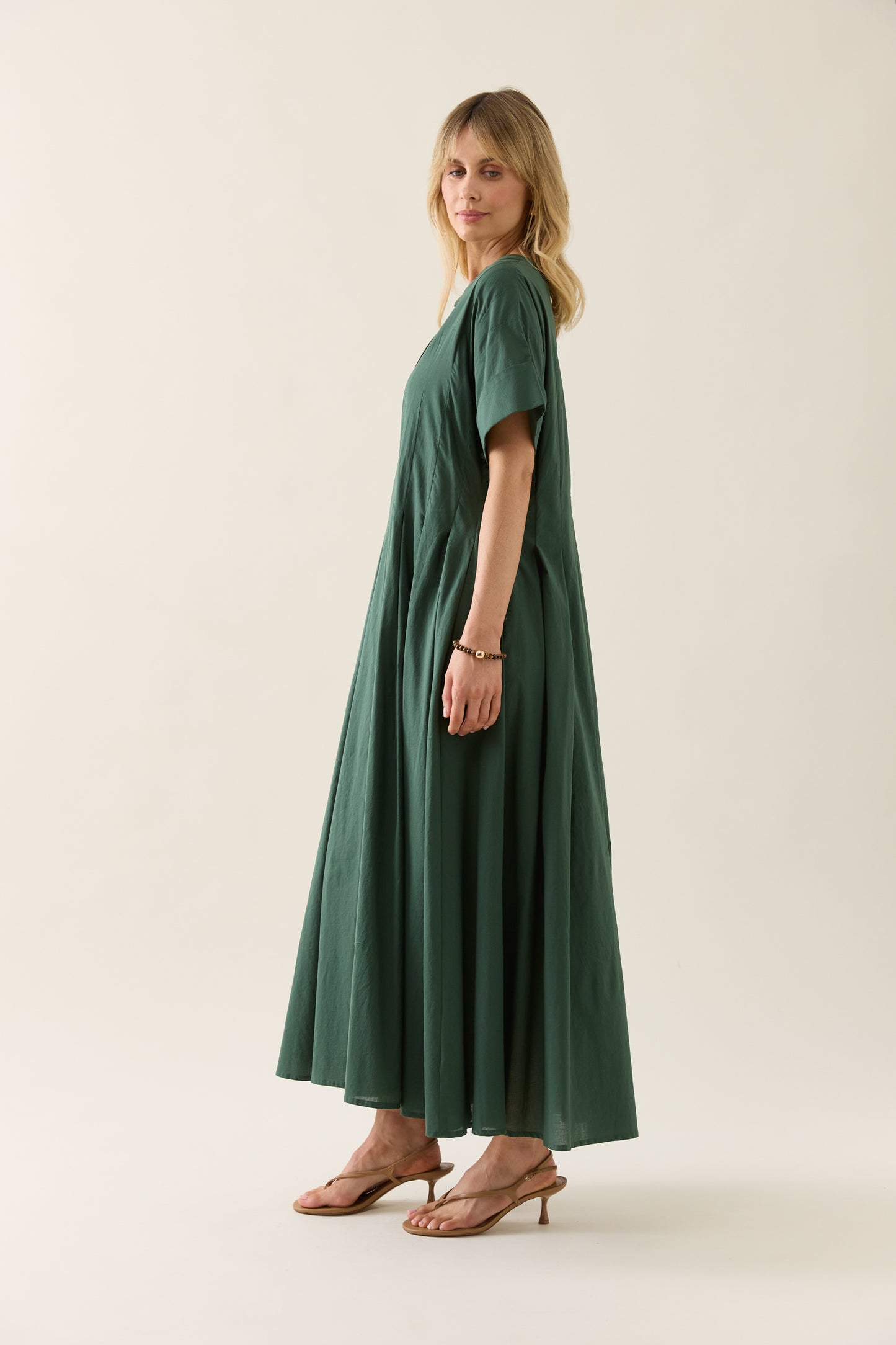 Aurora Pleat Maxi - Myrtle