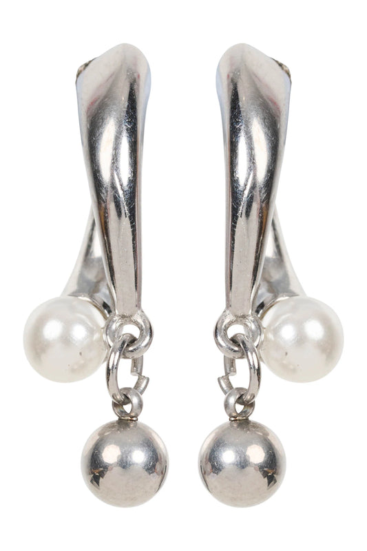 Oline Orb Earring- Pearl
