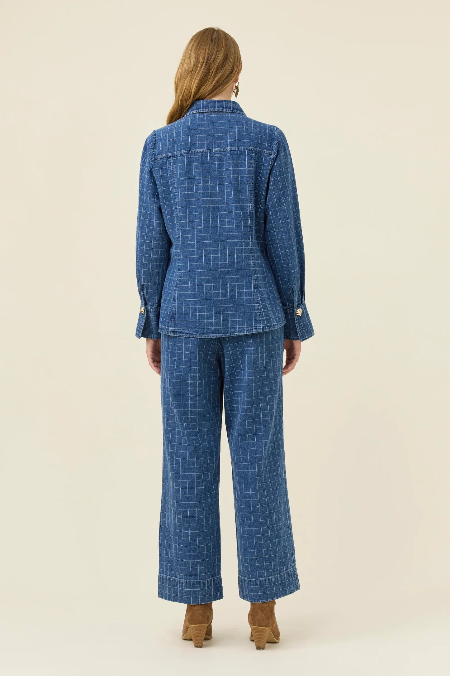 Sloane Denim Shirt - Check