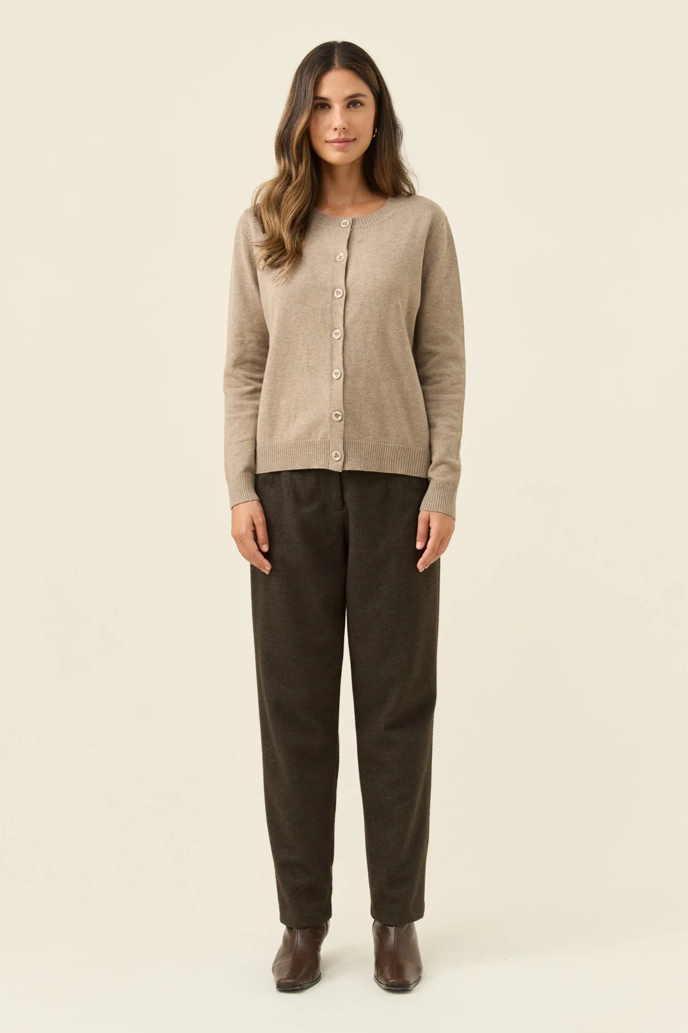 Darby Cardigan - Stone