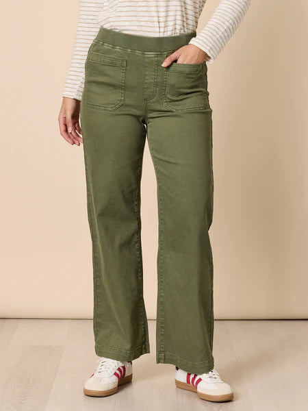 Carpenter Stretch Leg Jean- Khaki