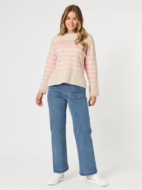 Tempo Knit - Blush/Natural