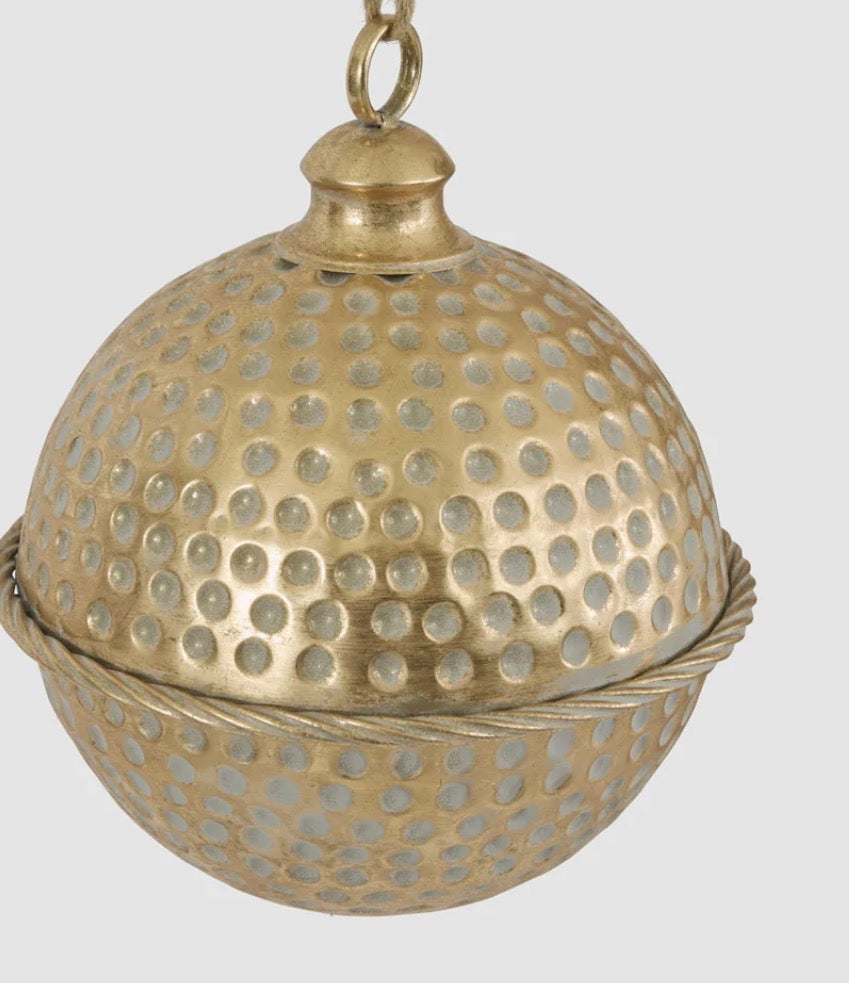 Dimpled Gold Bell 30cm