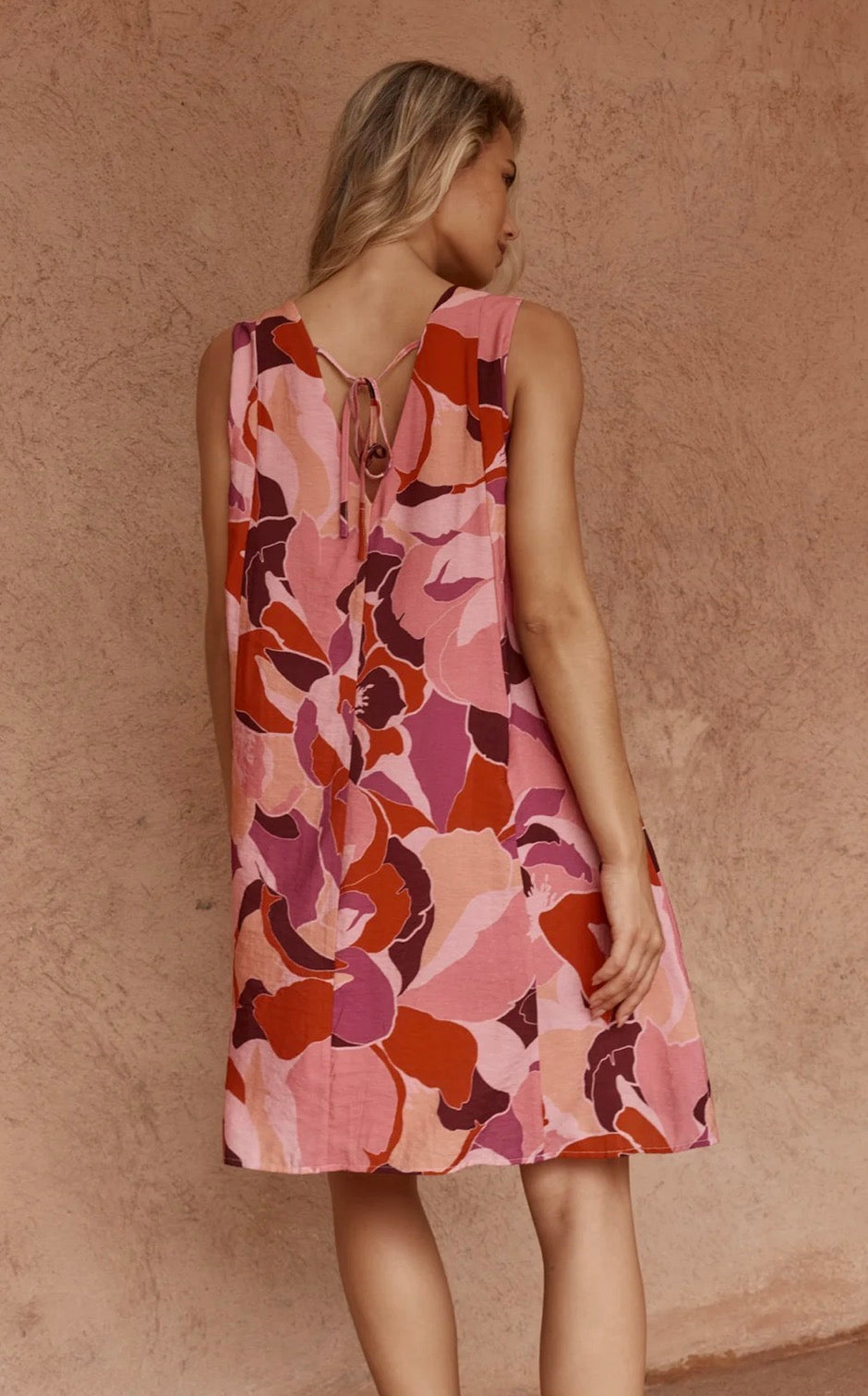 Allie Swing Dress - Peony