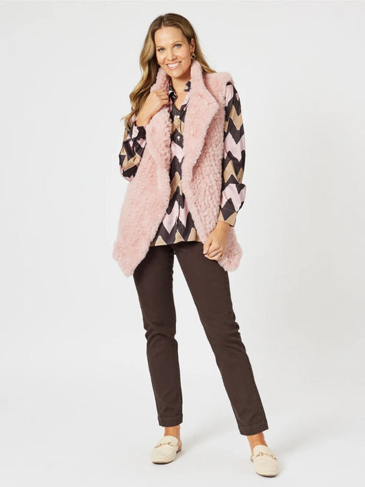 Minx Vest - Blush