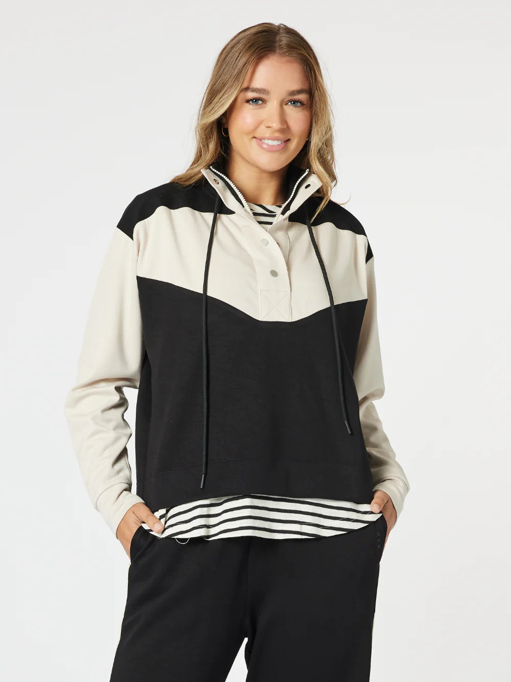 Spliced Sweat - Chalk/Black