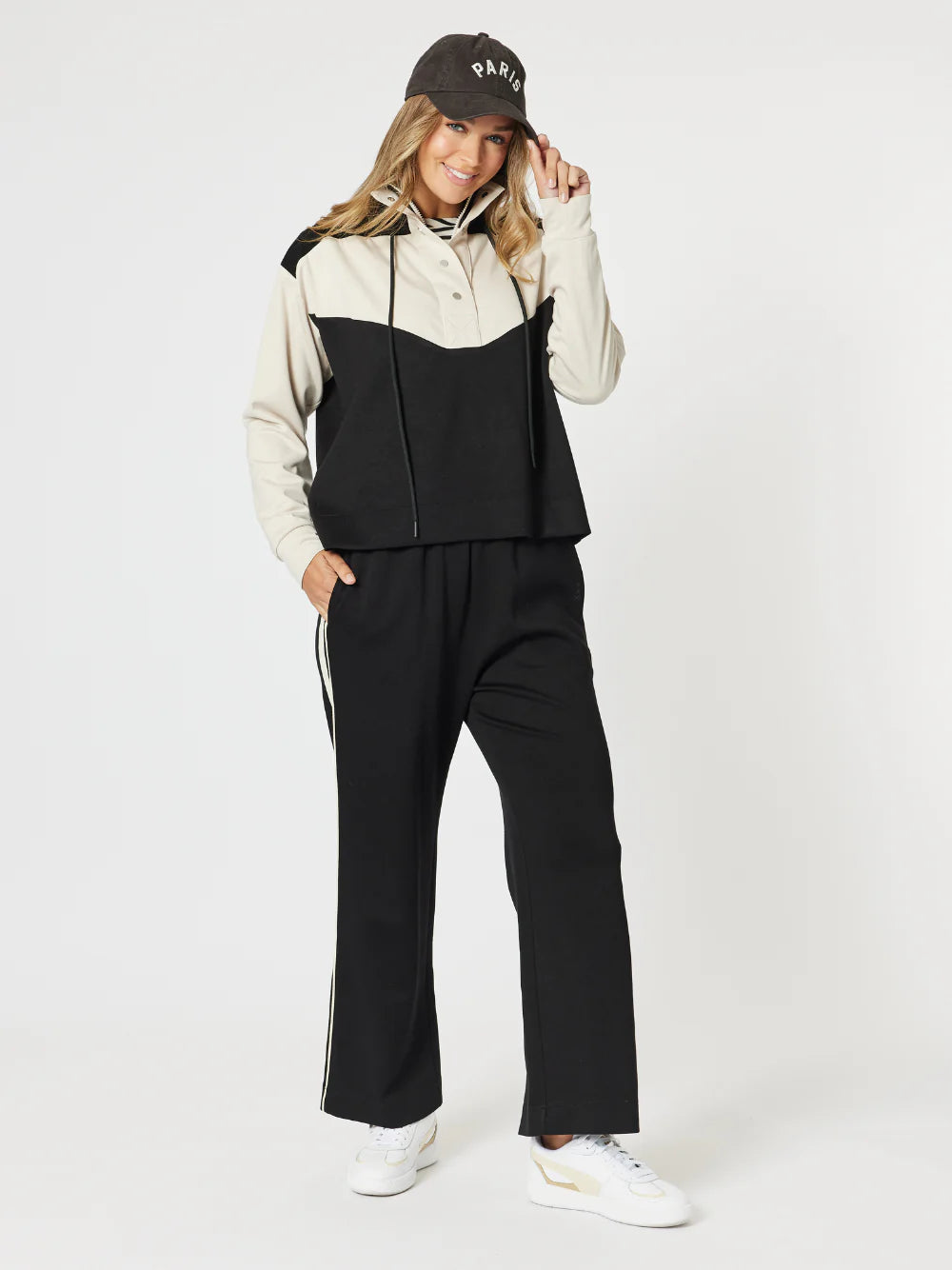 Spliced Sweat - Chalk/Black