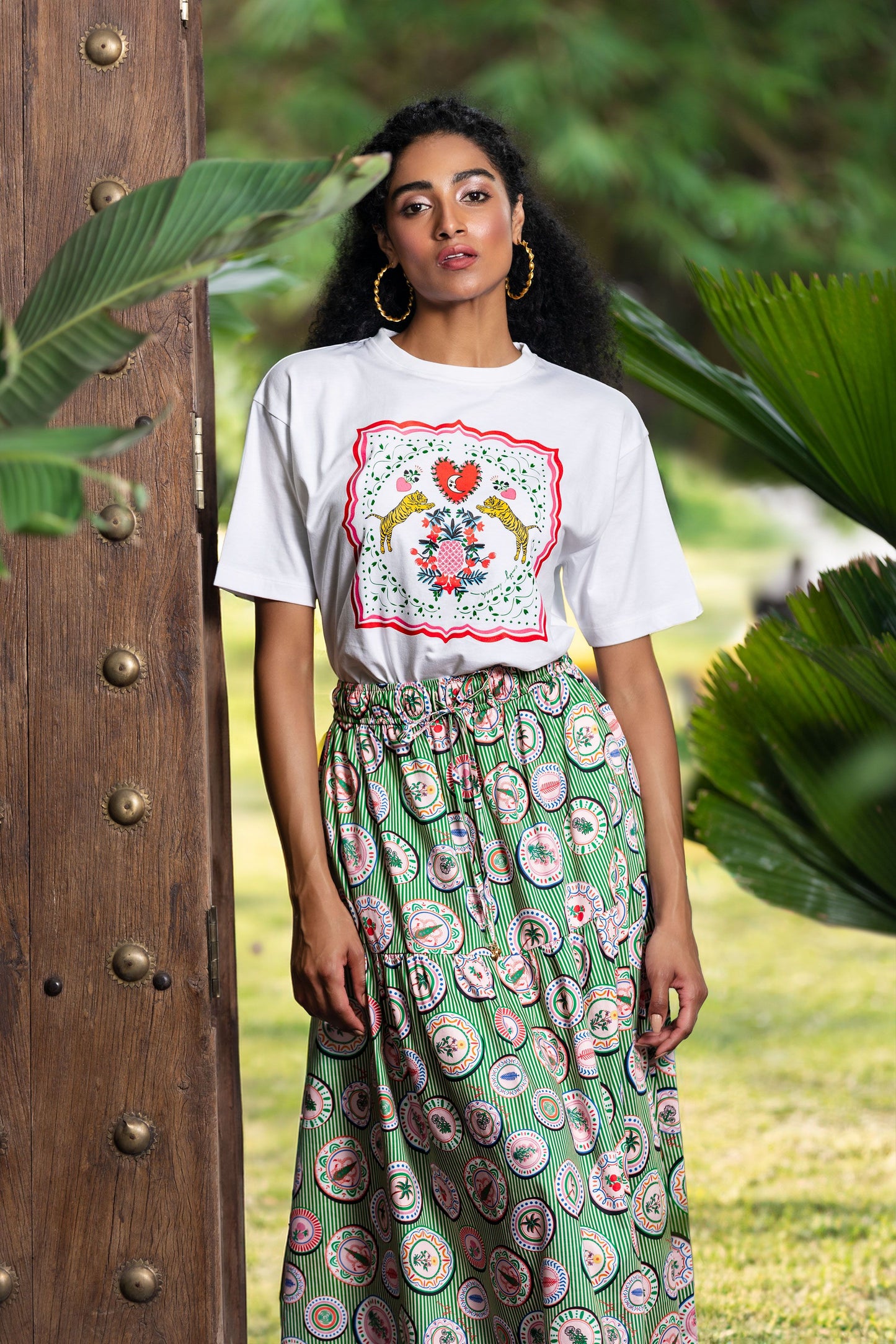 Wilma Skirt - Jelly Bean