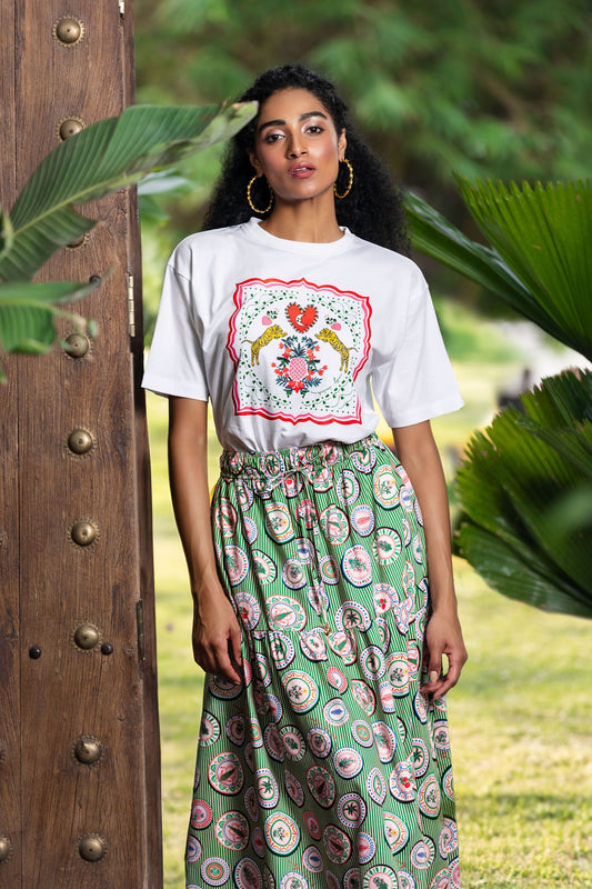 Wilma Skirt - Jelly Bean