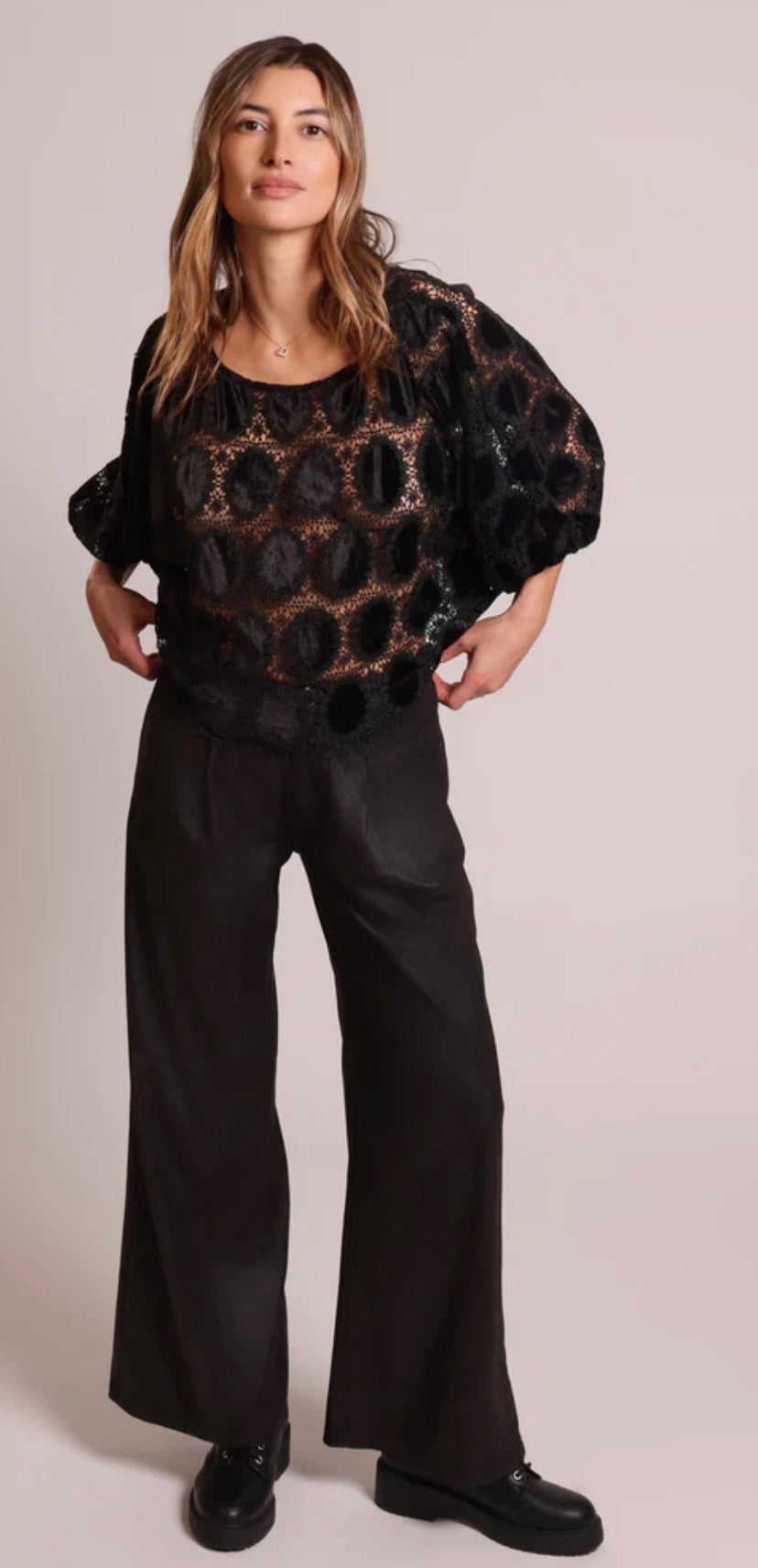Bloom Blouse- Black