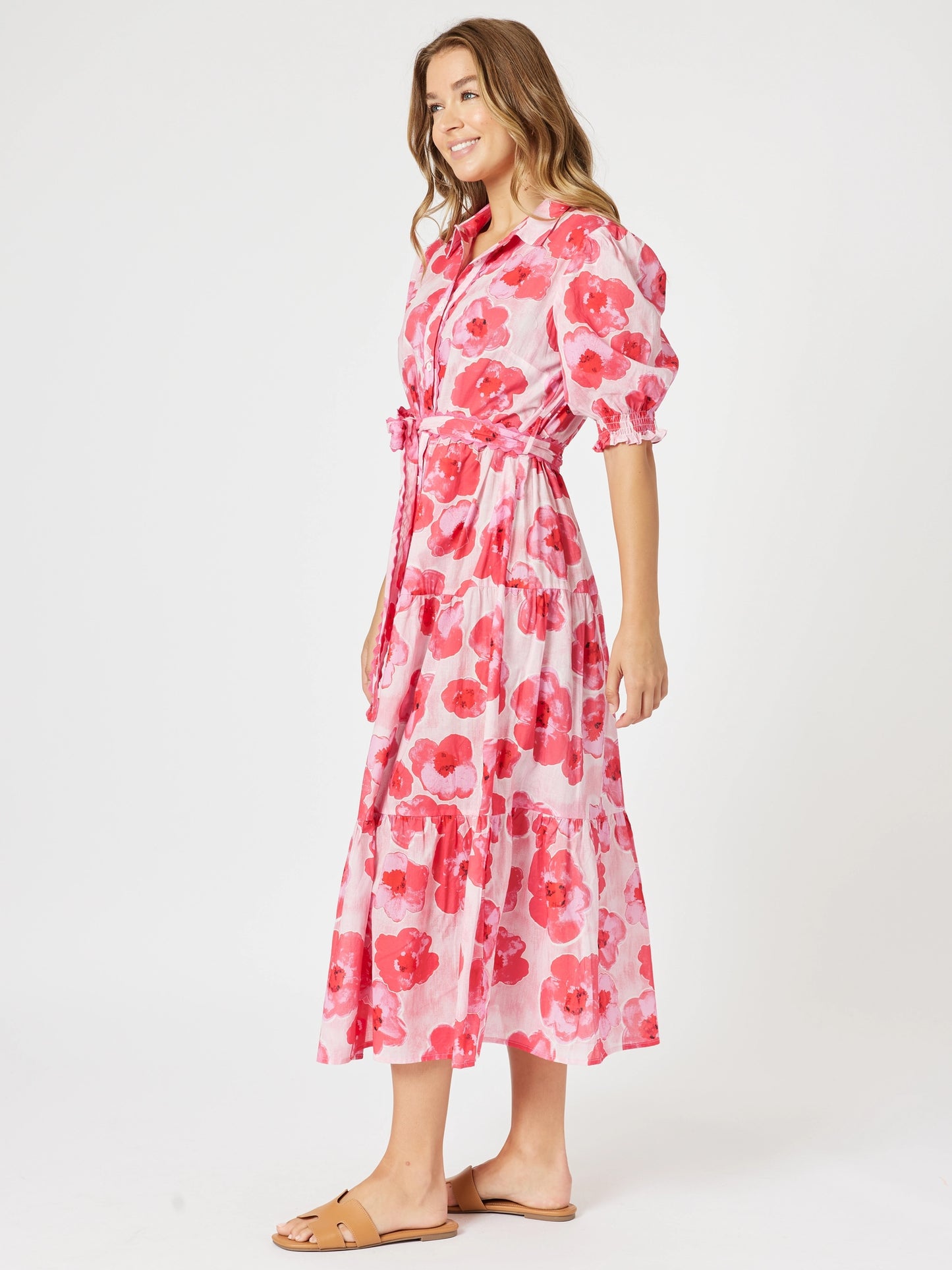 Pink Poppies Dress