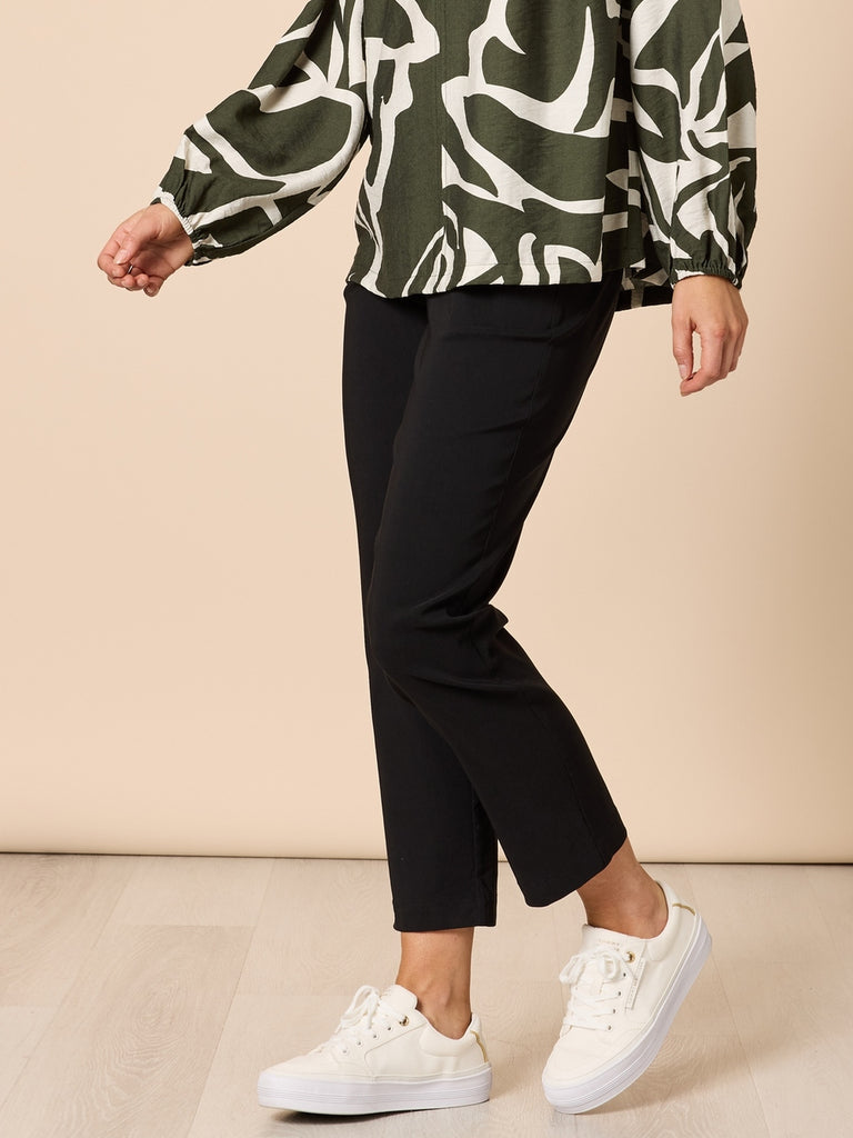 Evie Stretch Pant- Black
