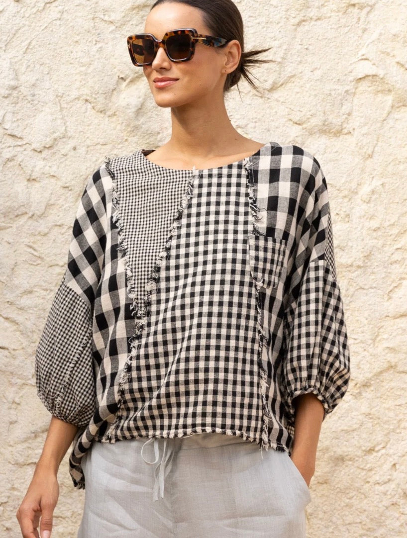 Abbie Top - Check