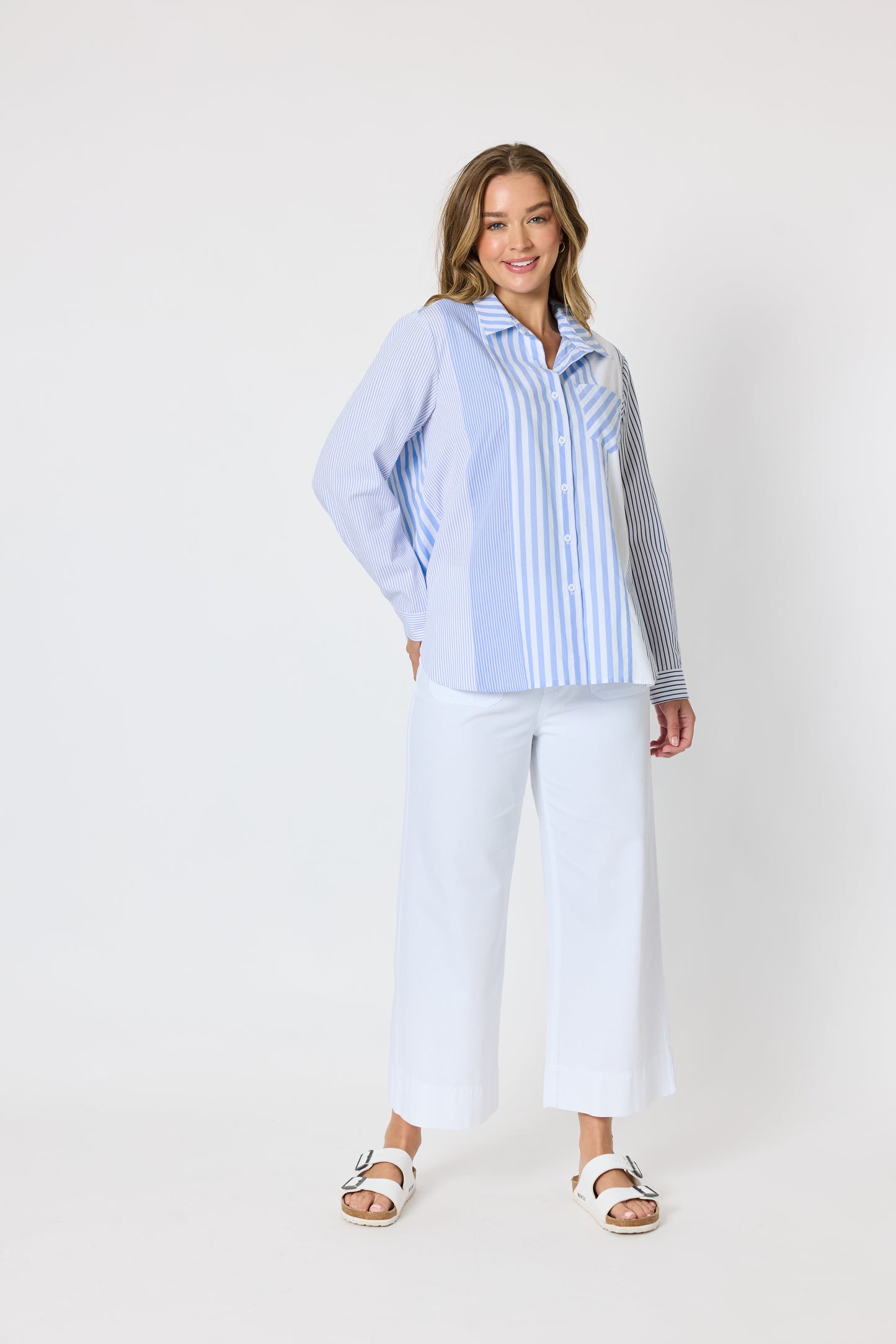 Miramar Stripe Shirt - Blue