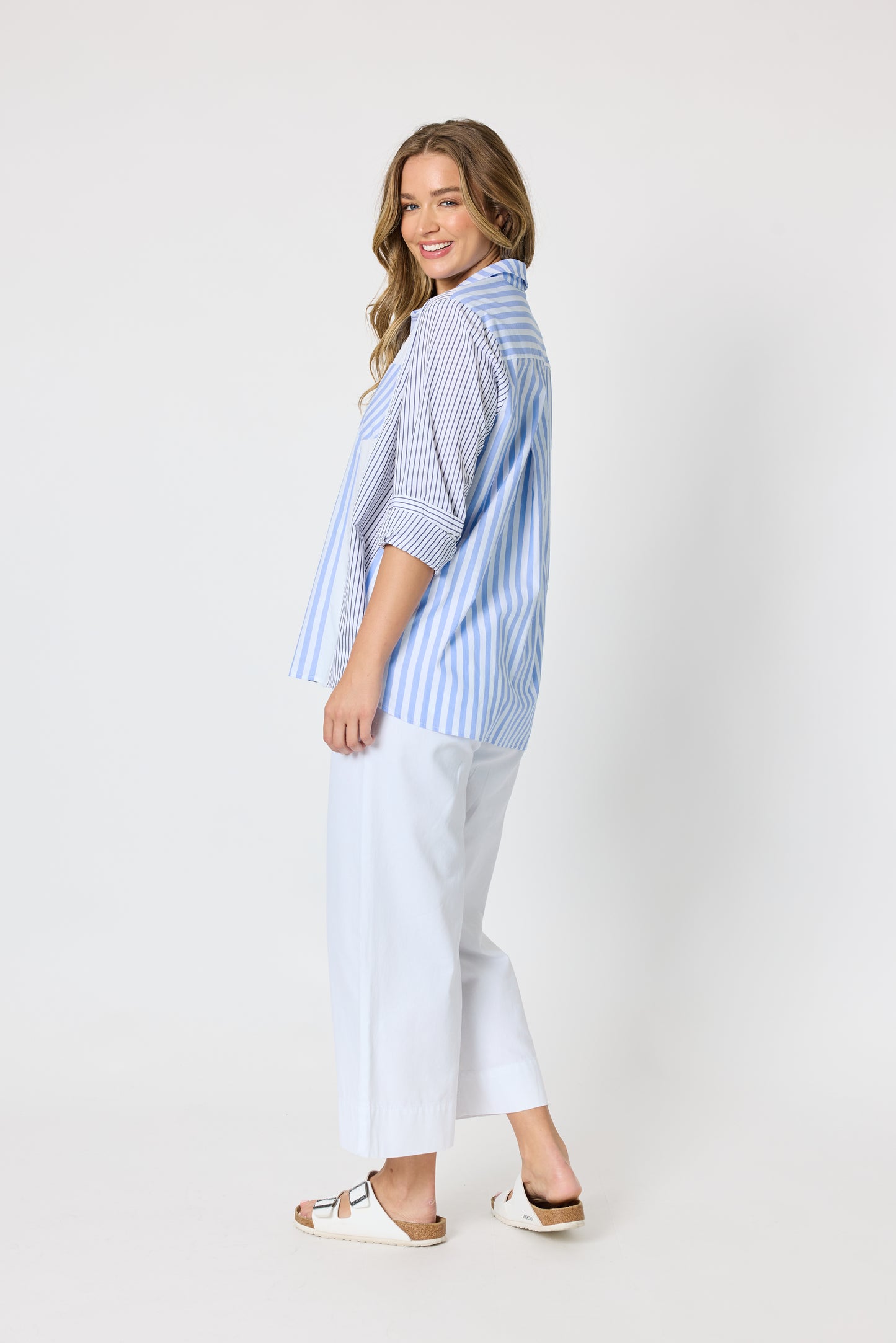 Miramar Stripe Shirt - Blue
