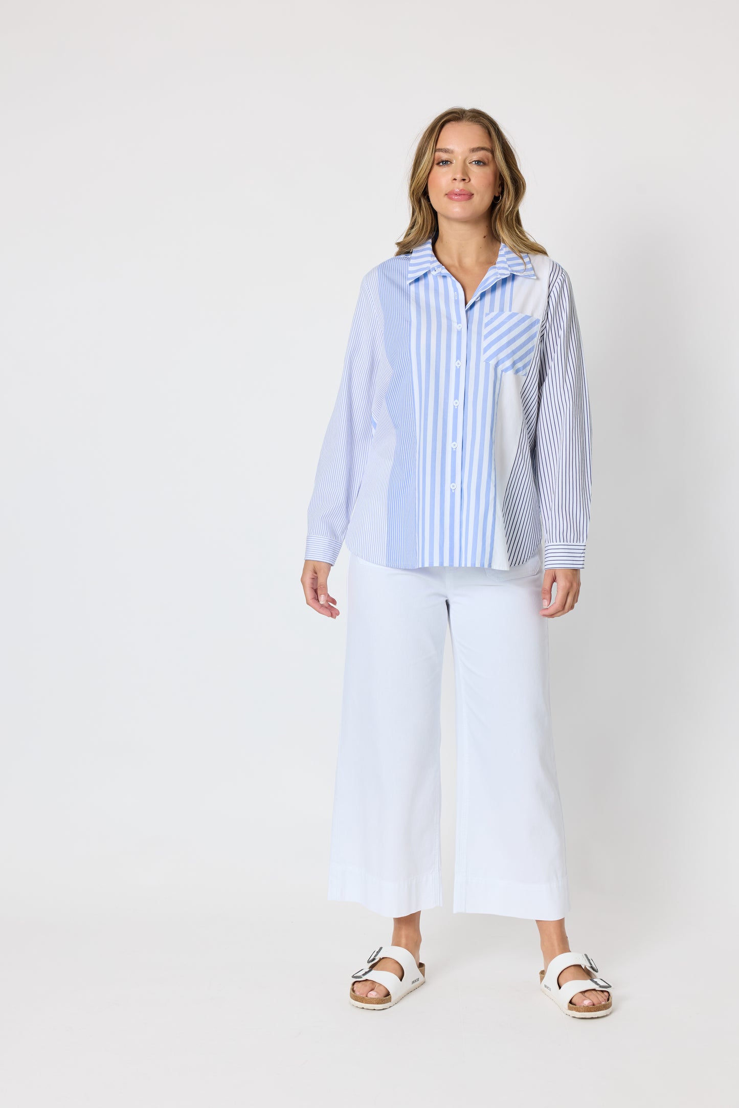 Miramar Stripe Shirt - Blue
