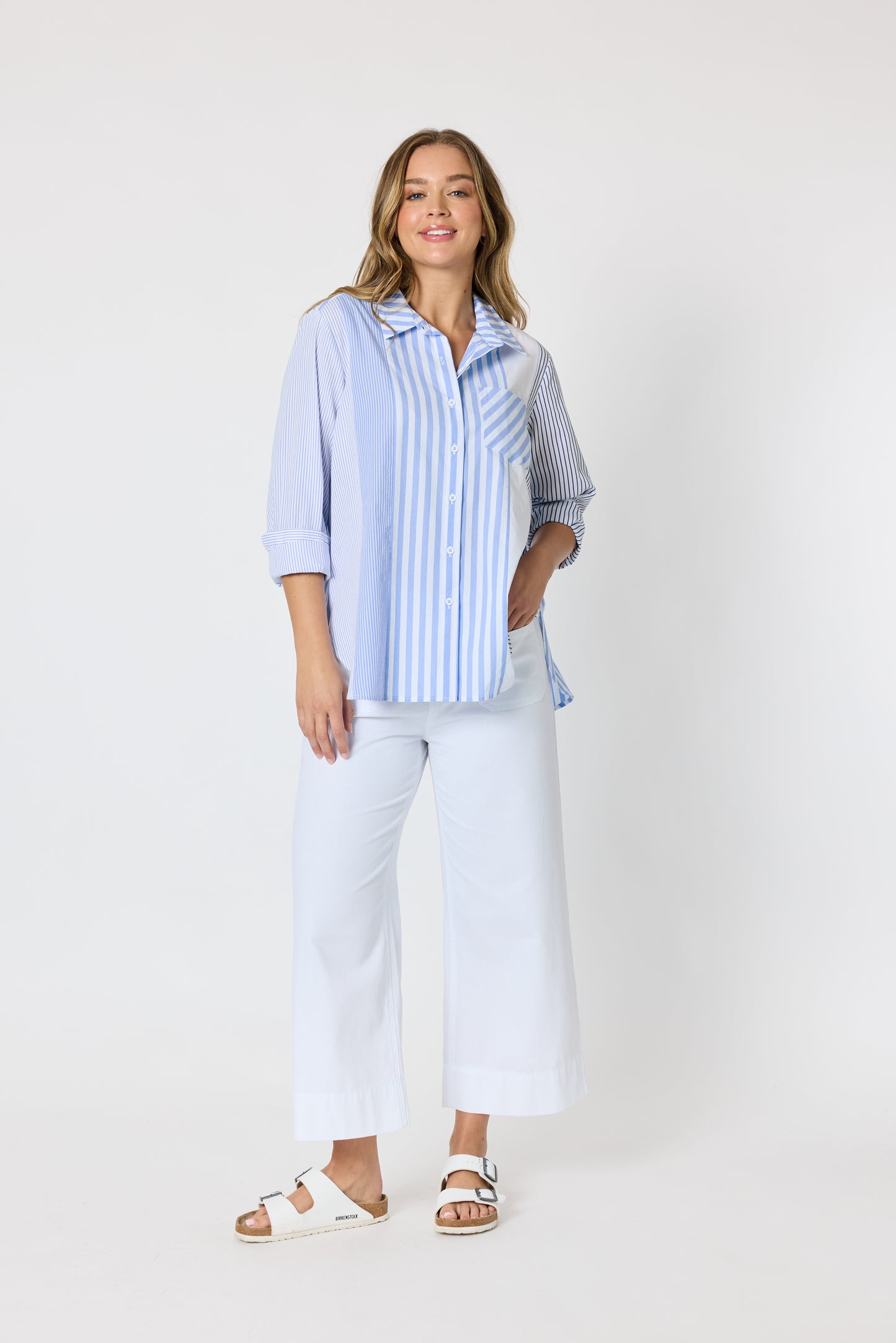 Miramar Stripe Shirt - Blue