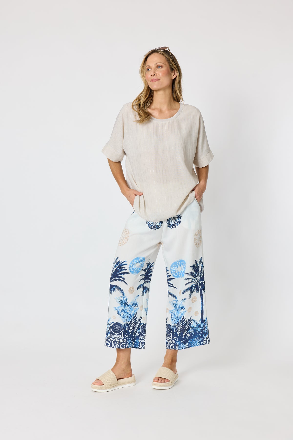 Riviera Relaxed Top - Natural