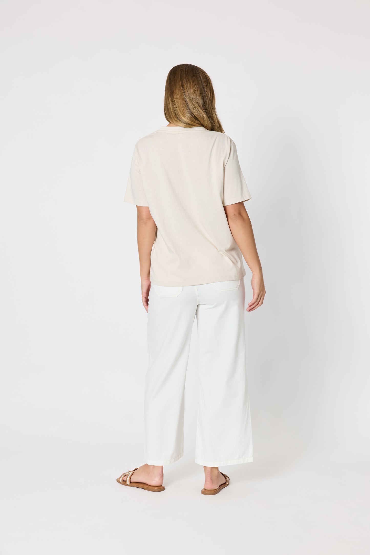 Coast Wide Leg Jean - Milk