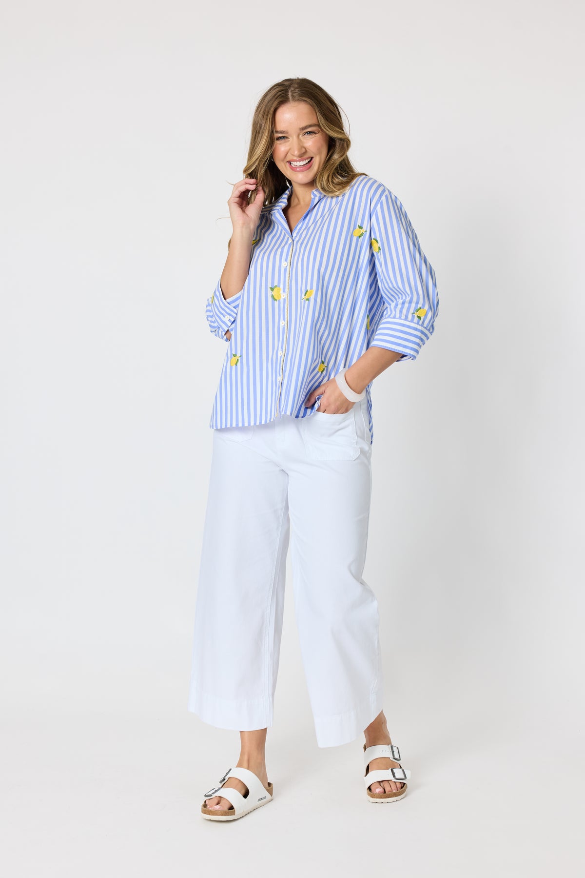 Spritz Stripe Top - Blue/White