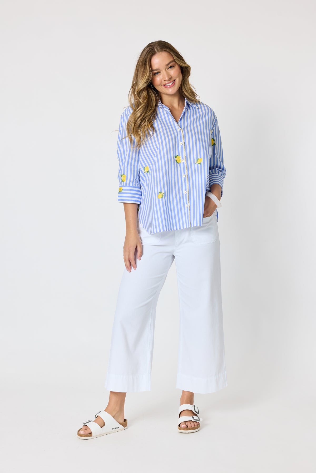 Spritz Stripe Top - Blue/White