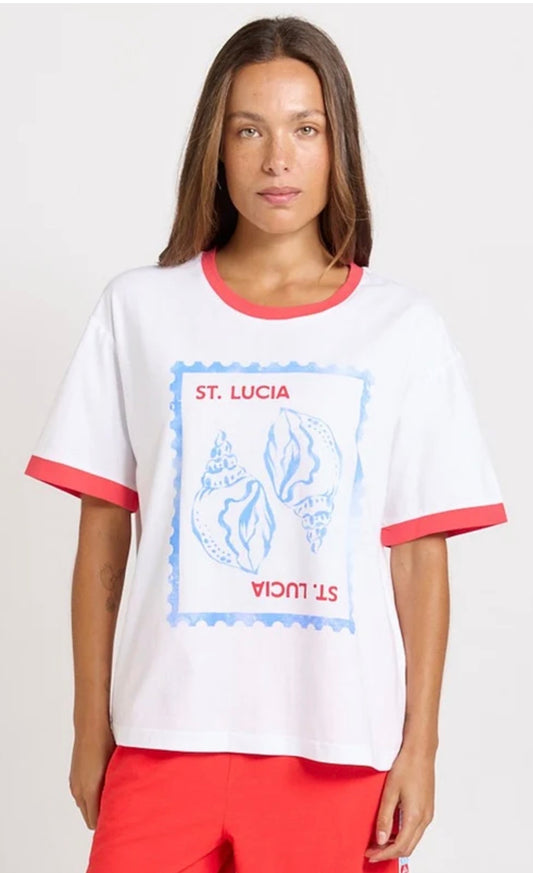 Relax Boxy Tee - St Lucia