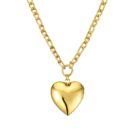 Allure Locket Heart Pendant- Gold