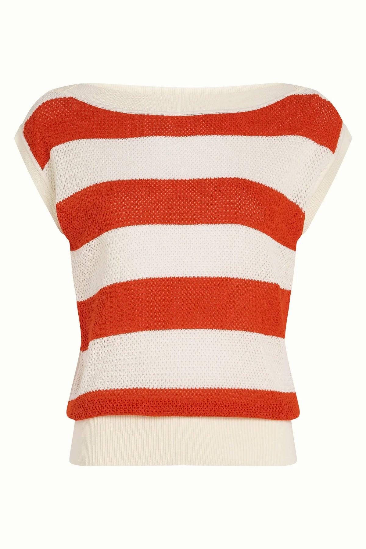 King Louie Eva Knit Top Capella - Spicy Orange